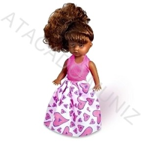 BONECA TIKINHA FASHION NEGRA