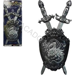 ESPADA E ESCUDO KNIGTHS OF WEAPON