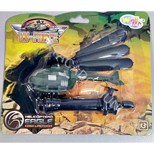 HELICOPTERO COM LANCADOR MILITAR WELL KIDS