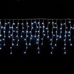 CASCATA 100LEDS BRANCO QUENTE