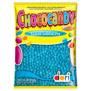 PASTILHA DORI 350G CHOCOCANDY MINI AZUL