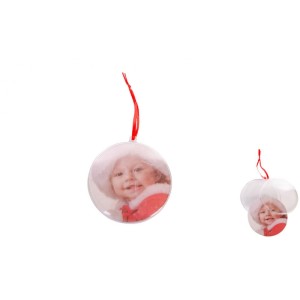 BOLA ACHATADA TRANSPARENTE PARA FOTO