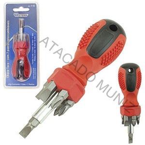 CHAVE TOCO COM 7 PONTAS INTERCAMBIAVEIS WESTERN