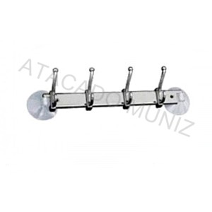 CABIDE MULTIUSO CROMADO COM VENTOSA