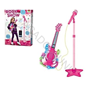 GUITARRA COM MICROFONE DM TOYS