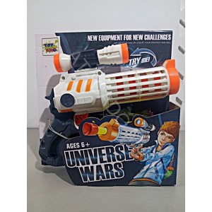 PISTOLA LANCA PROJETEIS NERF TOY KING UNIVERSE WARS 6