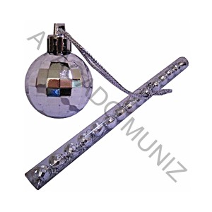 BOLA DE NATAL RIO MASTER FACETADA 3CM