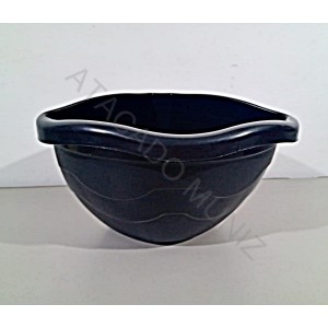 VASO INJEPLASTEC REDONDO MINI TELHA