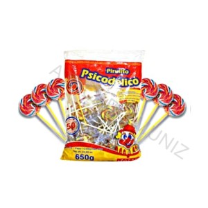 PIRULITO SANTA RITA PACOTE 650G PSICODELICO TUTTI FRUTT