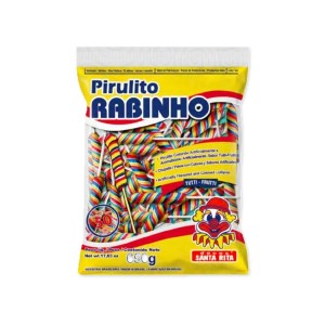 PIRULITO SANTA RITA PACOTE COM 650G RABINHO