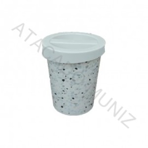 PORTA COTONETE PLASUTIL 300ML DECORADO