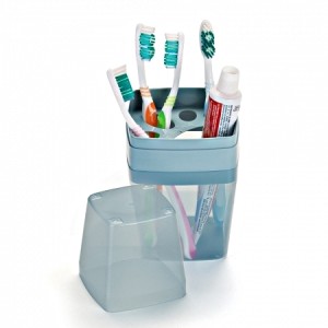 PORTA ESCOVAS E CREME DENTAL RAINHA SEM TAMPA