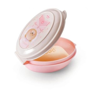 SABONETEIRA PLASUTIL 180ML URSO ROSA