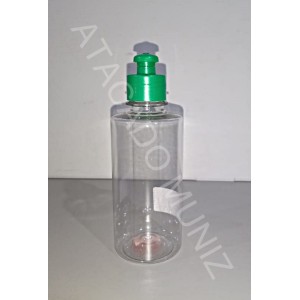 EMBALAGEM PARA CREME DE CABELO 300ML JR TRANSPARENTE