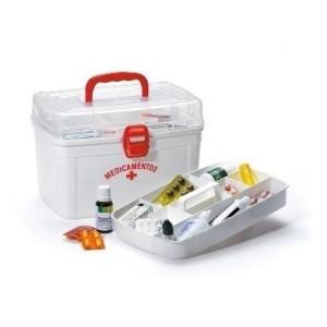 CAIXA FRASQUEIRA MEDICAMENTO NITRON GRANDE COM BANDEIA