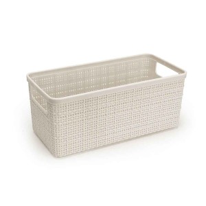 CESTO NITRON JUTA ALONGADO MEDIO BRANCO