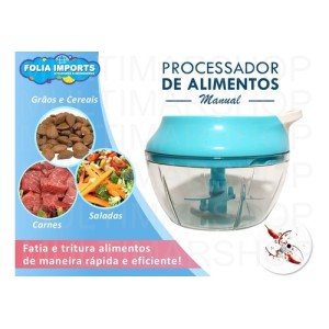 MINI PROCESSADOR DE ALIMENTOS MANUAL FOLIA