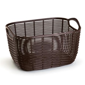 CESTO ORGANIZACAO VIME NITRON MEDIO MARRON