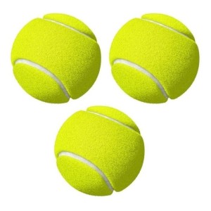 KIT BOLA DE TENIS COM 3 PECAS