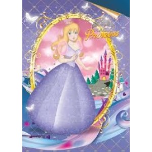 CADERNO MAGIC PRINCESS BRIMPRESS 96 FOLHAS 1/4