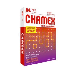 PAPEL CHAMEX A4 75 COM 300 FOLHAS