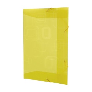 PASTA ABA AMARELA COM ELASTICO KAZ PP OFICIO