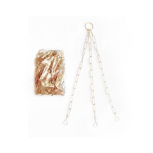 CORRENTE DOURADA 64CM COM GANCHO