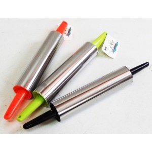 ROLO DE INOX PARA PREPARO DE MASSAS MONALIZA 38X5CM