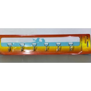 CABIDE DE PAREDE MONALIZA COM 6 GANCHOS