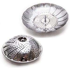 CESTO DE COZINHAR A VAPOR KE HOME INOX PEQUENO