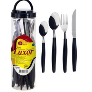 JOGO DE TALHERES 123UTIL LUXOR COM 16 UNIDADES