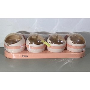 PORTA CONDIMENTOS PLASTICO CM 5 PECAS