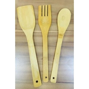 KIT ESPATULAS DE BAMBOO 3 PECAS