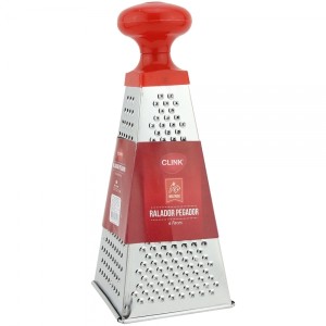 RALADOR 4 FACES CLINK PEGADOR ACO INOX PLASTICO